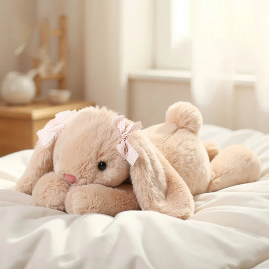 35CM Cute Loppy Eared Rabbit Plush Doll Kawaii Soft Plush Bunny Rabbit Plush Toys Stuffed Animal Pillow Appease Toy Kids Gifts