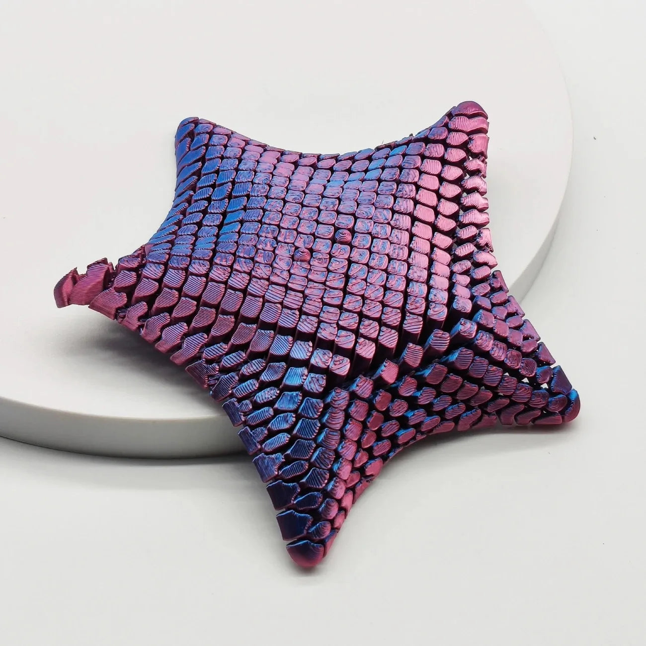 3D Printed Articulated Starfish Stress Relief Toy Flexible Fidget Toy Movable Joints Decompression Toy Marine Animal Desk Decor