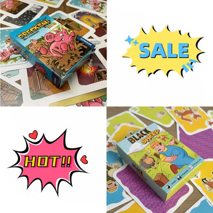 Hot board games Chicken Chiu Chiu Board Game Drecksau Black Sheep Piou Piou Party Cards Game Intellectual Toys Gifts