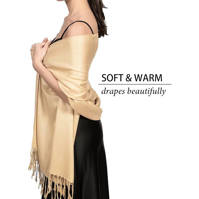 Soft Silky  Scarf for Women – Shawl Wrap for Evening Dresses, Bridesmaids, Weddings & Everyday Wear