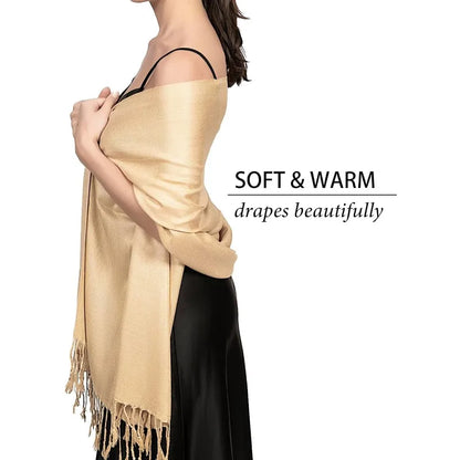 Soft Silky  Scarf for Women – Shawl Wrap for Evening Dresses, Bridesmaids, Weddings & Everyday Wear