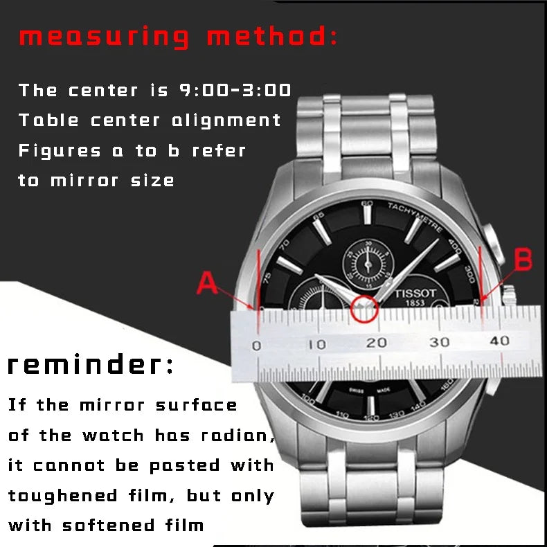 3-5PCS Hydrogel Film Universal Round Watch Screen Protector Film 18-50mm 29mm 30mm 31mm 32mm 33mm 34mm 35mm 36mm 37mm 38mm 39mm
