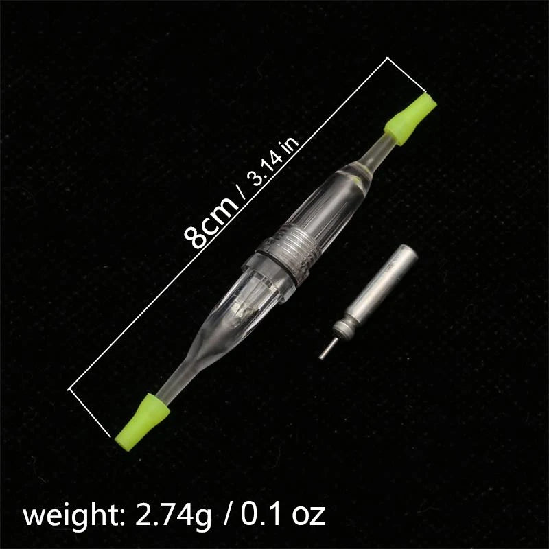 5 pcs flashing two end fishing lights, underwater fishing lights, boat fishing night bait lights, taillights