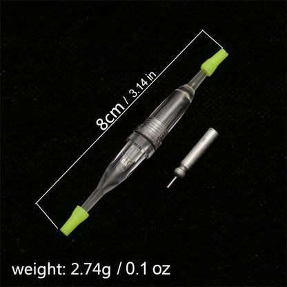 5 pcs flashing two end fishing lights, underwater fishing lights, boat fishing night bait lights, taillights