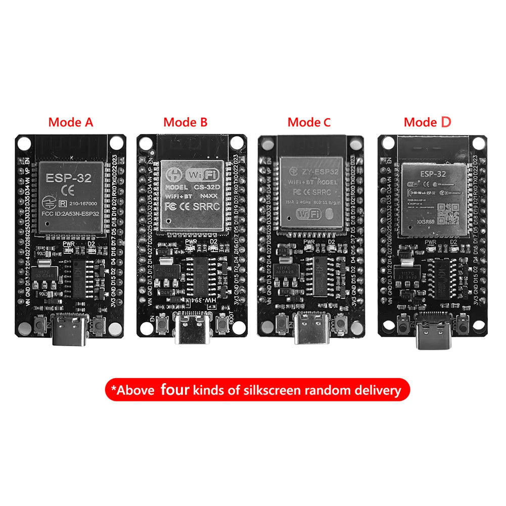 ESP-WROOM-32 ESP32-S Development Board Type C ESP32 Bluetooth Wifi ESP32 Nodemcu Bluetooth Module + ESP32 Breakout Board