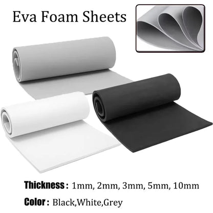 1pcs 1/2/3/5/10mm EVA Foam Sheets,Sound-Absorbing Noise Sponge, Cosplay Craft Material for Model Making