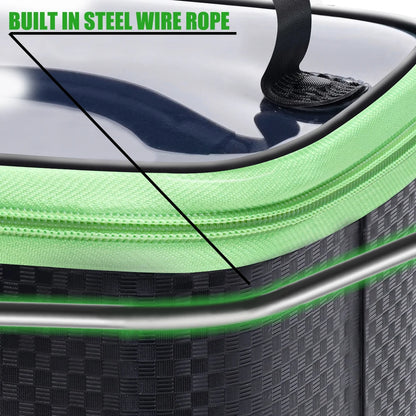 EVA Thicken Fishing Box Bag Waterproof Fishing Gear Boxes Live Fish Bucket Fishing Main Sub Line Float Storage Case Handbag