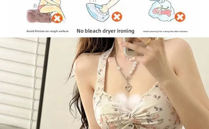 Swimming Suit for Women Solid Color Slimming One-piece Dress Style Conservative Waist Tightening Slimming Vacation Swimsuit