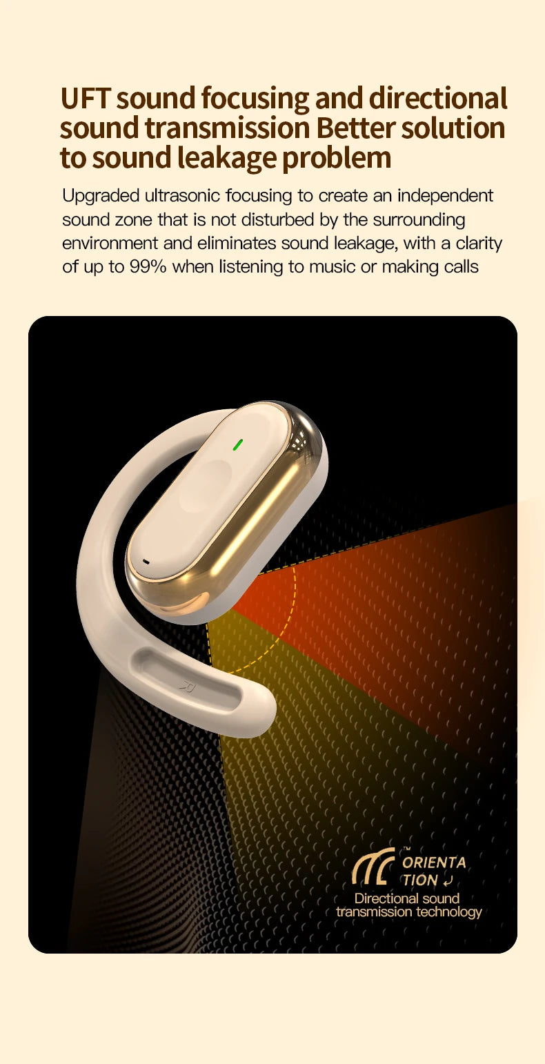 Wireless Headphone Bluetooth Headset Smart Adjustable Touch Sports Waterproof Earbuds Stereo Music Earphone For All Smartphone