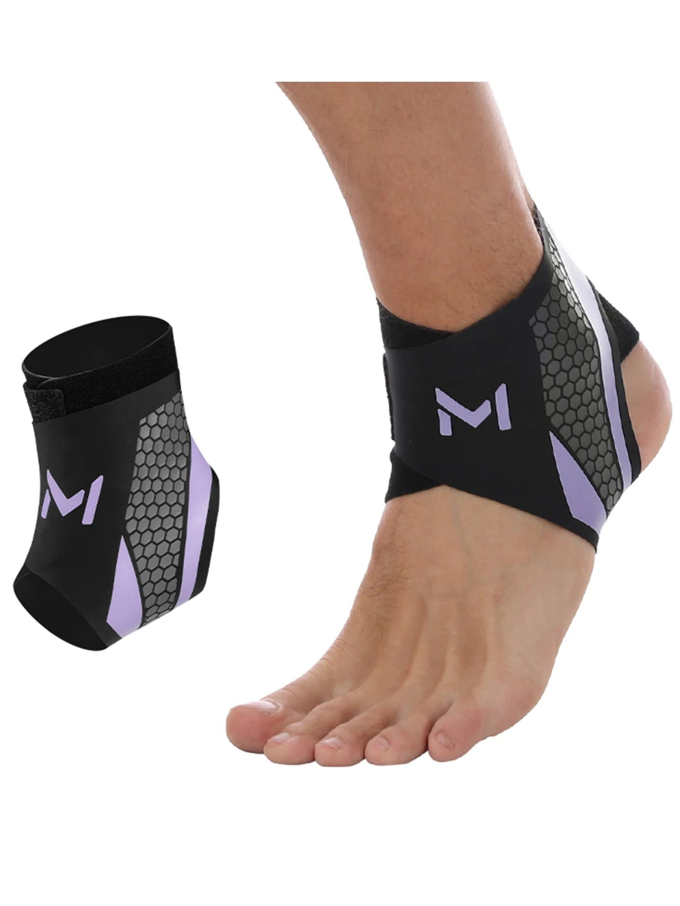 1pc Cooper Ankle Support Compression Foot Sleeves for Men and Women Bracer Ankle Protector Daily Sport Gym Workout Weightlifting