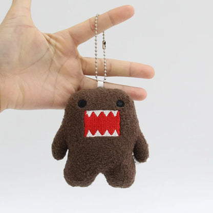 Kawaii Cute Domo Kun Plush Keychain Ball Chain Cartoon Anime Kawaii Cute Bag Keychains Small Xmas Gift