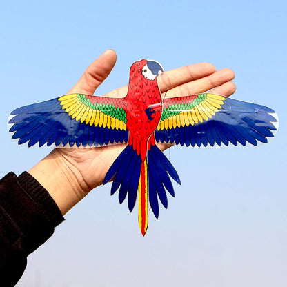 Cartoon Children Kite Mini Plastic Toys Kite + 40cm Hand Brake Fishing Rod Outdoor Fun Sports Toys Kites For Kids Gifts
