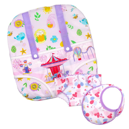 2pcs Doll Diapers Doll Underwear for 14-18 Inch Baby Dolls and Other Similar Dolls 43cm Baby Born Doll Underwear Doll Bibs