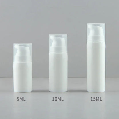5/10/15/25ml Pp Vacuum Lotion Bottle Empty Cosmetic Container Cream Pump Refillable Bottles Travel Size Airless Liquid Bottle