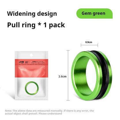 1pc/2pcs Alloy cable ring Fast line cutting Anti-slip Protect hands/fishing reel Tighten the leader knot fishing tools