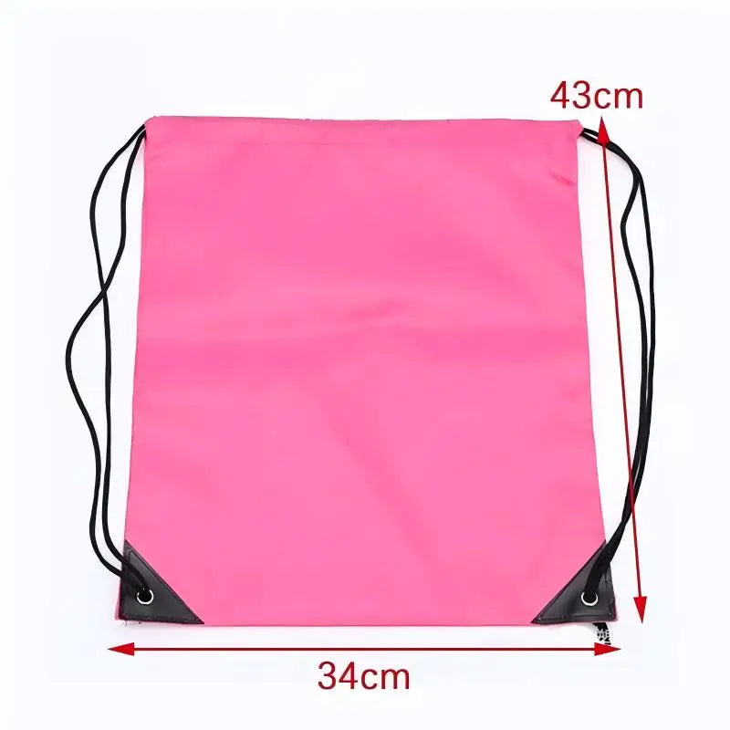 HOMEFISH Waterproof Foldable Gym Bag Bundle Pocket Fitness Backpack Drawstring Shop Pocket Hiking Camping Swimming Sports Bags