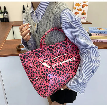 Leopard Print Women's Handbag Summer New Large-capacity Fashionable Tote Bag Fashionable Handbag Bags for Women Designer Bags