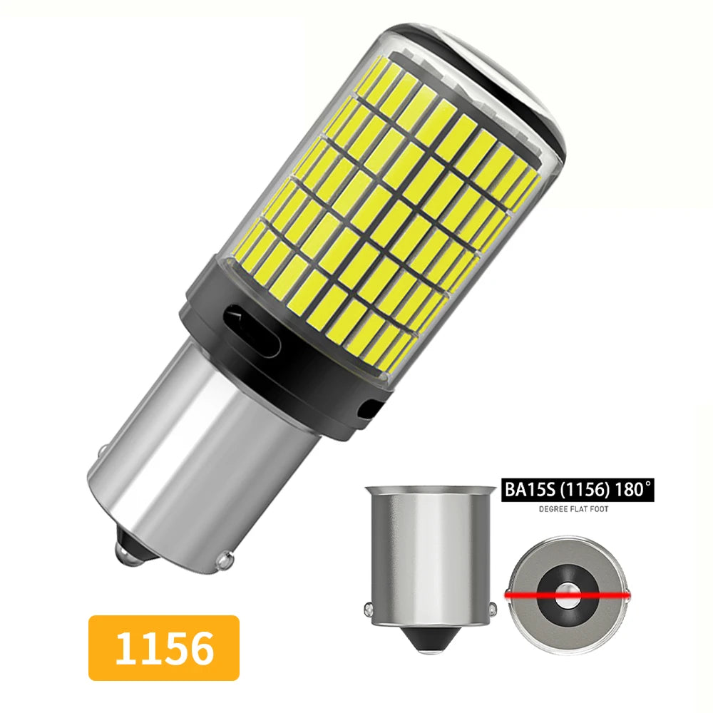 Oprah 2X High Power Car LED Light 1156 PY21W 1157 BAY15D P21/5W 150*4014 SMD Canbus Front/Rear Turn Signal Lamp 7440 7443 W21/5W