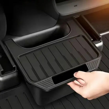 Car Rear Center Console Storage Bin, Auto Waste Bin Umbrella StorageBox, Interior Car Decor Accessories