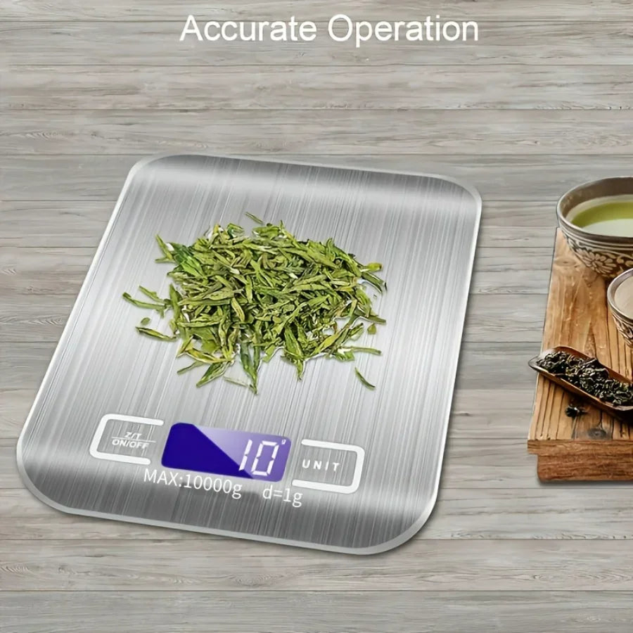 Household Kitchen High-precision Electronic Pastry Baking Scale Small Food Baking Scale 10kg/1g Accurate Weighing
