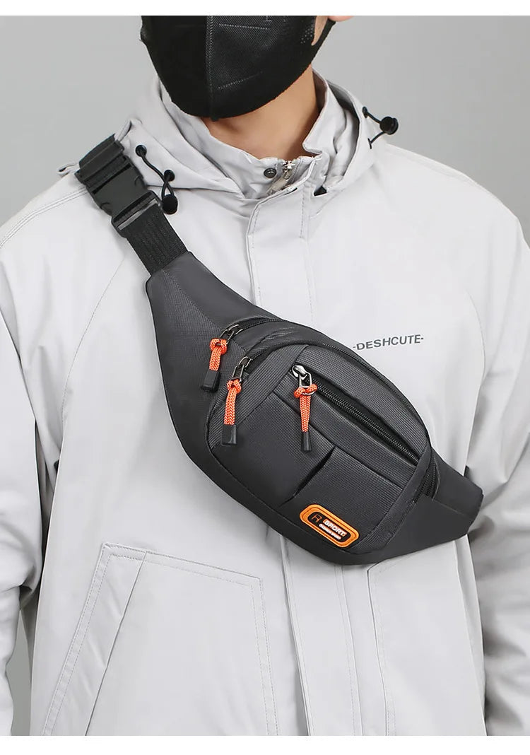 HOMEFISH Mobile Waist Bag For Men And Women Multifunctional Large Capacity Anti Splash Business Wear-resistant Construction Site