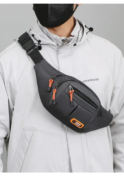 HOMEFISH Mobile Waist Bag For Men And Women Multifunctional Large Capacity Anti Splash Business Wear-resistant Construction Site
