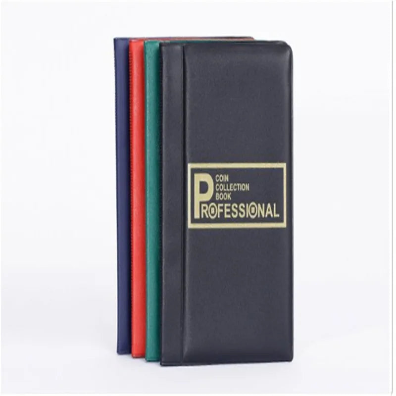 480/120 Coins Storage Book Commemorative Coin Collection Album Holders Collection Volume Folder Hold Multi-Color Empty Coin