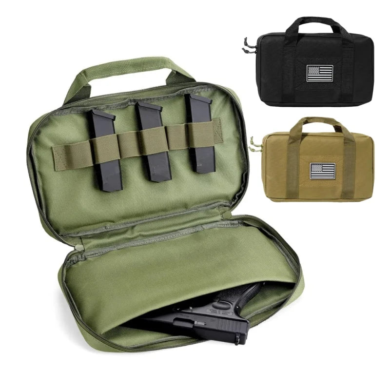 Tactical Gun Bag Airsoft Pistol Pouch Outdoor Sport Hunting Concealed Carry Portable Handgun Protection Case Hunting Accessories