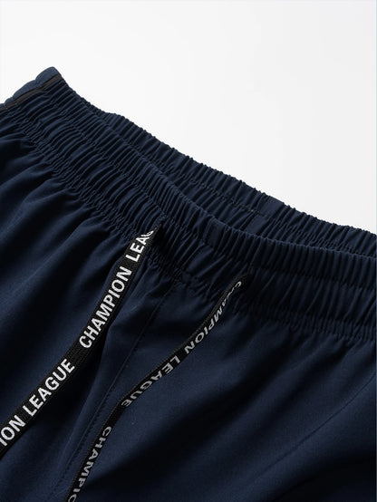Summer Men Running Shorts Fitness Gym Training 2 in 1 Sports Shorts Quick Dry WorkoutJogging Double Deck Shorts