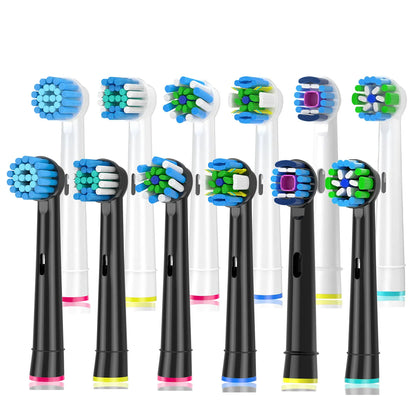 8/16pcs Toothbrush Head Compatible with Braun Oral B Electric Toothbrush, Replacement Toothbrush Heads Fit for Oral b Vitality