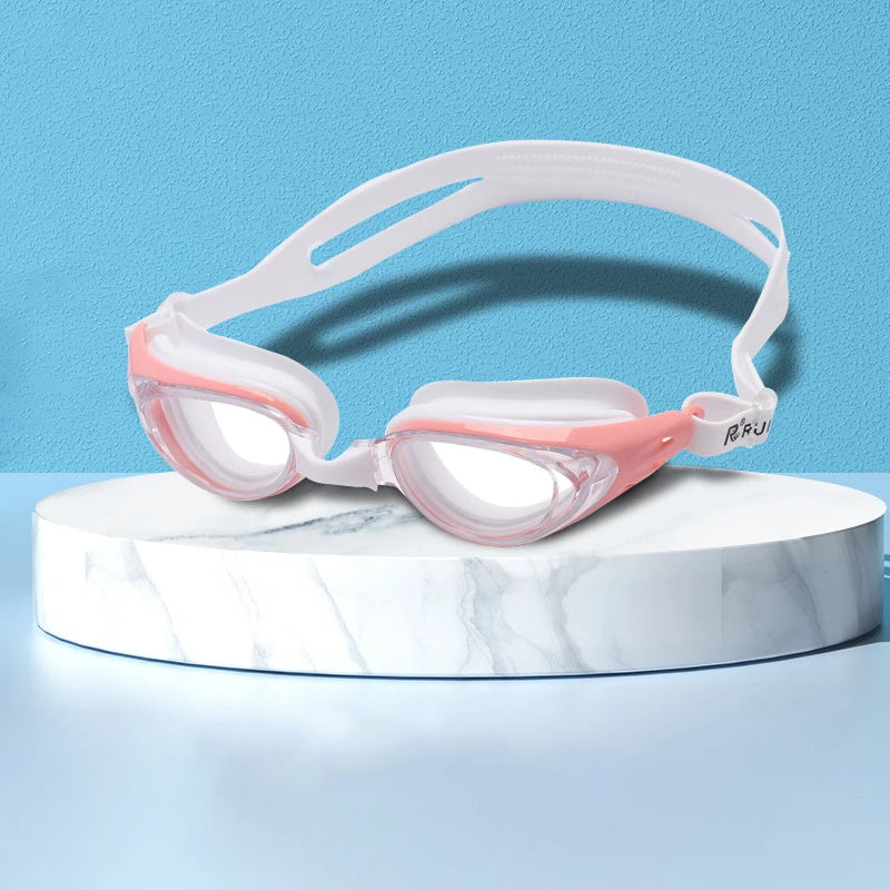 Plating Myopia Swim Goggles Men Women Professional Swimming Pool Water Sports Waterproof Glasses Anit Fog UV Shield Eyewear New