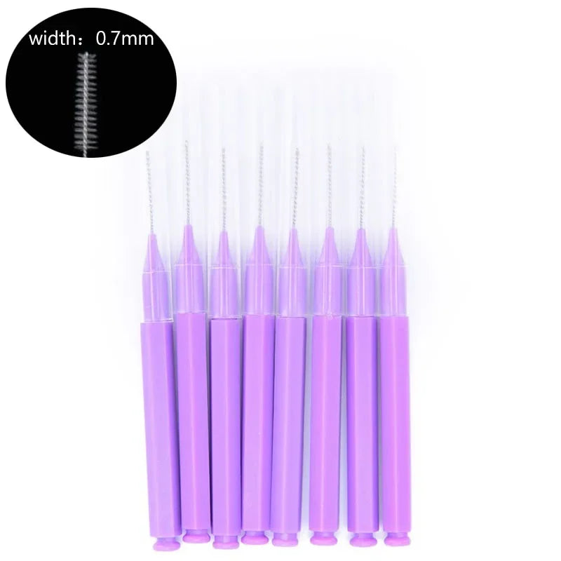 20Pcs Mini Eyebrow Brush Brow Perm Brush Disposable Brow Lifting Brushes Bendable Micro Eyelash Brush Applicators Makeup Tools