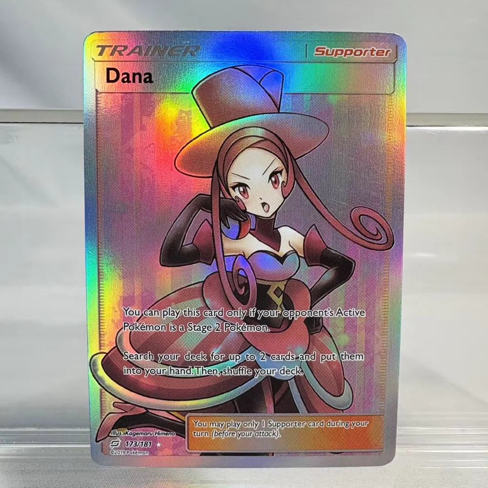 PKM Proxy Foil Cards Classic Game Collection Cards Mina Carmine Nita Dana Evelyn Whitney Perrin PTCG Proxy Cards Trainer/support