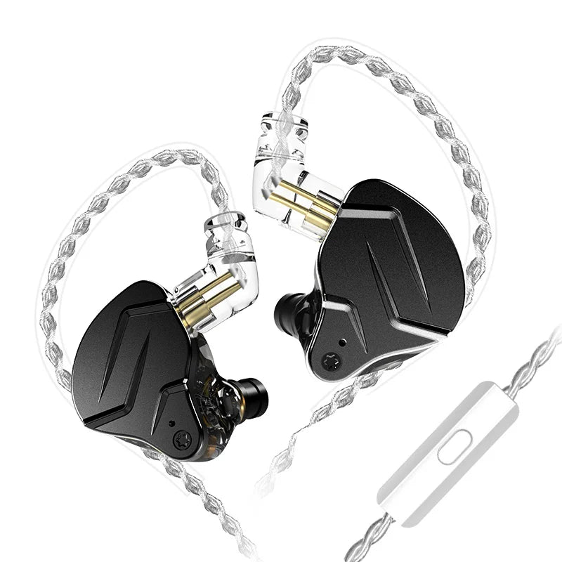 KZ ZSN PRO X Metal In Ear Earphone 1BA 1DD Hybrid Drive HIFI Sport Noise Cancelling Earbud Headset KZ ZSNPROX ZES ZEXPRO DQ6S