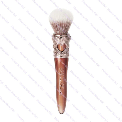 Flower Knows The Sweetie Bear Rounded Blush Brush  Loose Powder makeup Brushes