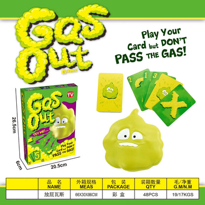 Gas out family Party game playing cards TOYS board games Trick friend toy parent-child interaction birthday gifts for kids