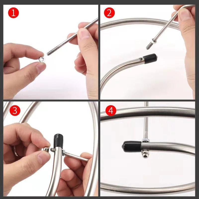 Quilt Drying Artifact Spiral Clothes Drying Rack Balcony Household Large Round Rotating Hanging Cooling Bed Sheets Quilt Cover S