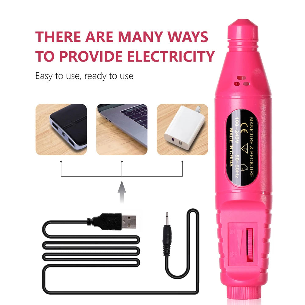 YIKOOLIN 13-in-1 UV LED Lamp Professional Nail Tool Set With UV/LED Nail Lamp 20000RPM Lectric Drill Machine Kit For Beginners