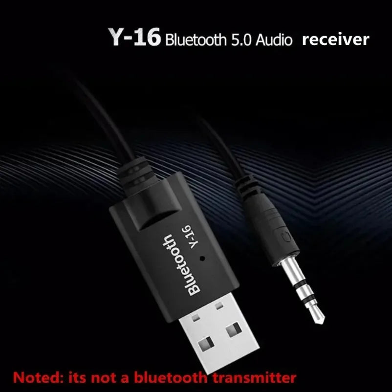 Wireless Audio Adapter Bluetooth 5.0 Receiver Car Kit 3.5MM 3.5 Jack AUX Auto Stereo Music USB Dongle for Car Speaker Amplifier