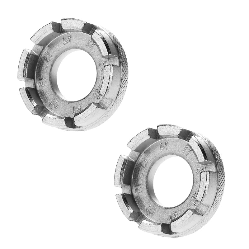1/2PCS Bikersay Bike Rim Wrench 8 Way Mini Spoke Tension Adjuster Spanner for Wheel Axle Repair