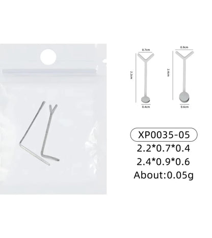 1/2/4pcY-shaped Love Heart Magnetic Auxiliary Tool For Match with Nail Magnet Suck Cat Eye Heart Shapes Effect Nail Gel DIY Tool