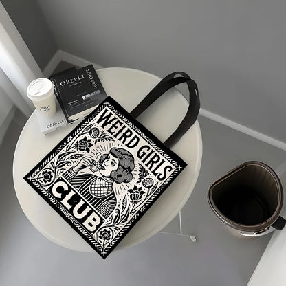 1 Pc Weird Girls Club Tote Bag, Girls Club Gifts, Girls Squad, Girls Crew, Girls Weekend, Gift For Hot Girls, Gift For Her, Bes