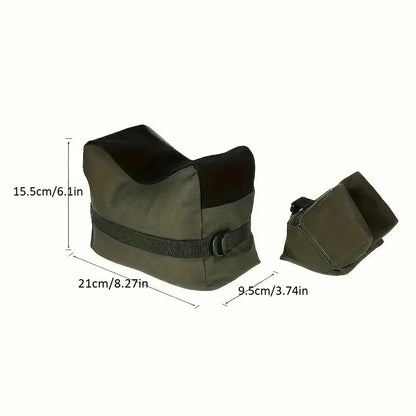 Shooting Rest Bag Durable Oxford Cloth Un-filled Sand Bags Portable Aiming Bench Stand for Rifles/Sniper/Hunting/Target Sports