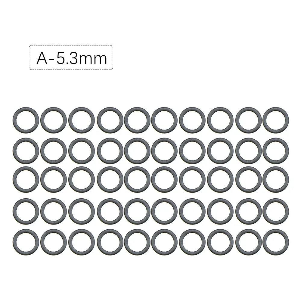 50pcs Carp Fishing Accessories Round Ring Swivels For Hair Chod Rig Pop up Bait Boilie Hook Swivels Connector Terminal Tackle