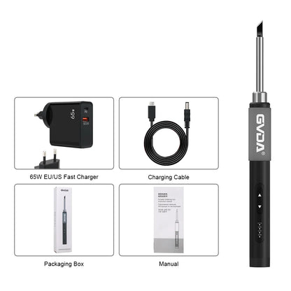 GVDA Electric Soldering Iron Welding Tool Ceramic Heater Welding Solder Rework Station Repair Heat Pencil Portable Soldering Pen