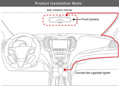 1080P HD WIFI 2/3Camera Dash Cam For Car Camera Video Recorder Car DVR Front Rear View Camera Night Vision Car Accessories