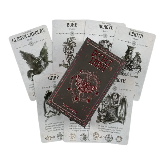 Occult Tarot Cards Divination Deck English Versions Edition Oracle Board Playing Game For Party