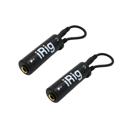 1 pc IRIG guitar interface converter 3.5mm audio cable with low background noise, high fidelity frosted anti scratch feature