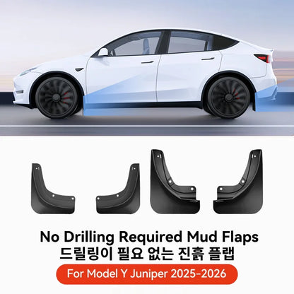 YZ For Tesla Model 3/Y/YL Highland Juniper 2021-2026 Front Rear Wheel Mud Flaps Tesla Front Rear Fender Protector Accessories