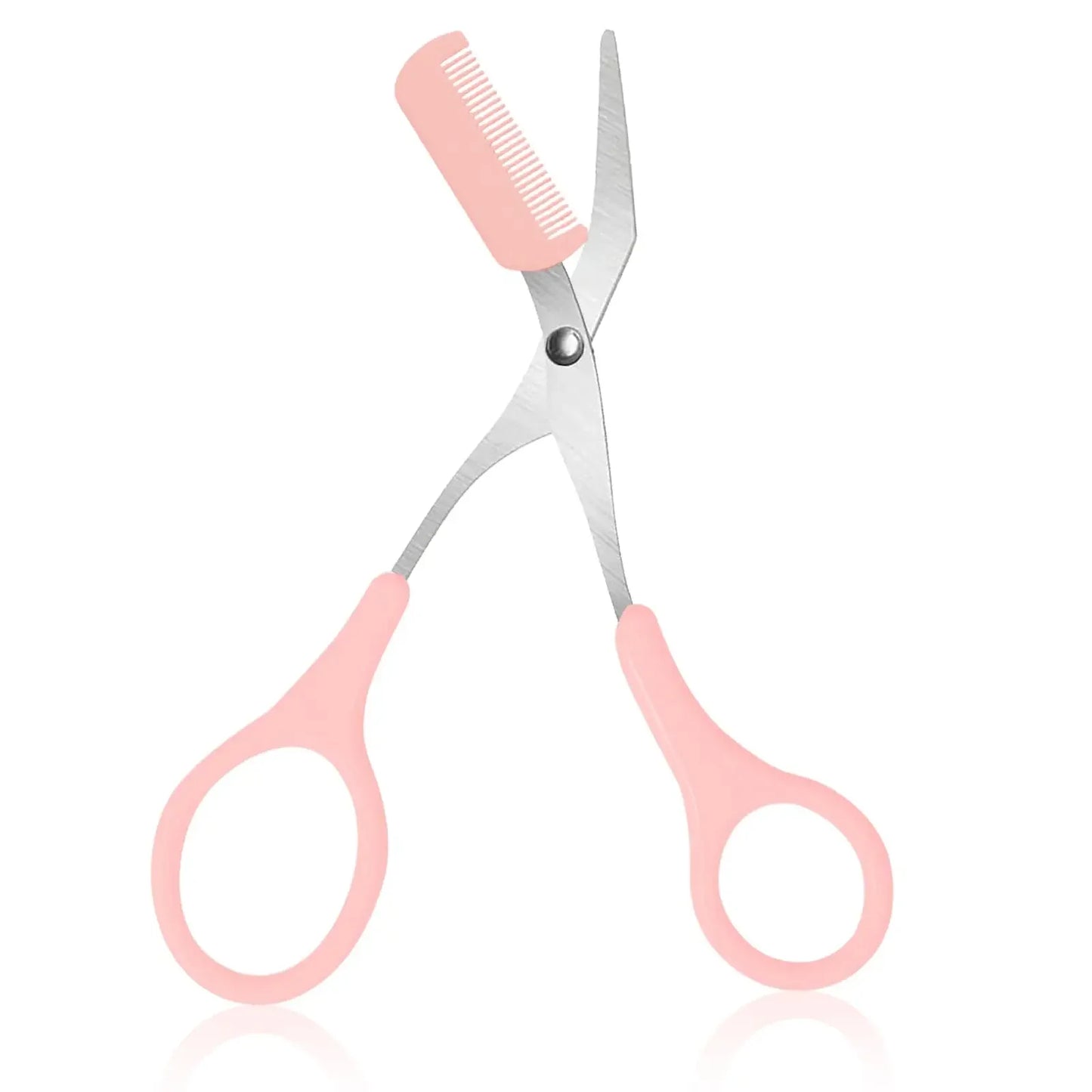 1pcs Eyebrow Trimmer,Stainless Steel Eyebrow Scissors With Comb,Eyebrow Trimming Scissors Hair Removal Beauty Tools for women